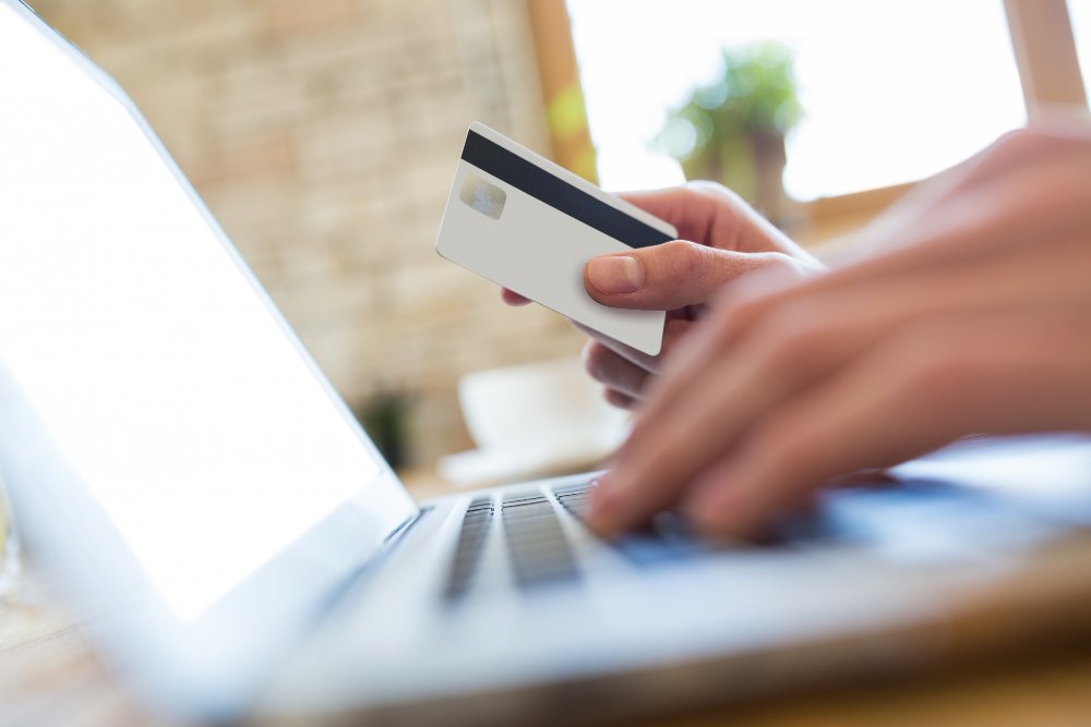Paying online with a card